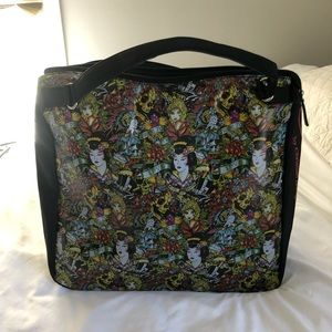 Ed hardy tote, Geisha skulls